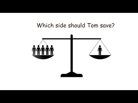 Which side should Tom save?