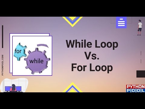 for and while loop