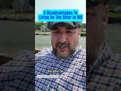 3 Disadvantages To Living On The River vs The Creek In Maryland #waterfrontliving #chesapeakebay