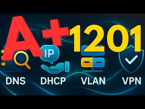CompTIA A+ 1201: Network Config Rapid Review! (DNS, DHCP - 2.4)