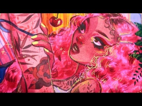 "Cherry Pop" Watercolor Speedpaint