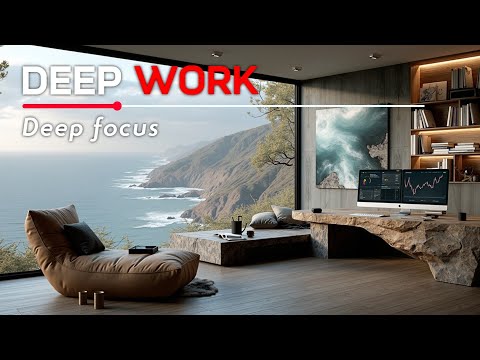 Deep Work Music | Ocean Serenity for Deep Focus ~ Maximize Your Productivity