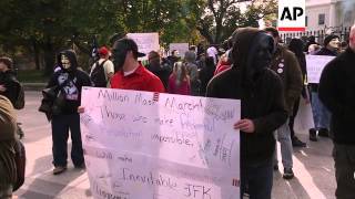 Anonymous called for 'Million Mask March' rallies across the world on Tuesday. Many protestors align