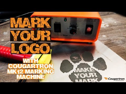 Mark your logos on metal I Marking Machine I Cougartron MK12
