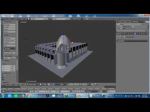 Blender Tutorial : Modeling a big middle age Castle inside Blender #4