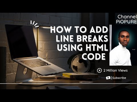 How to add line breaks on our html code