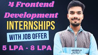 Paid Internships | Frontend Development Internships 2024 | Internships for College Students