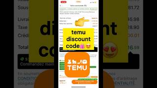 Temu discount code🛍✨How to redeem the coupon?#temu #temucoupon #temucode