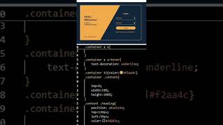 Login page Html CSS | codingsai #trending #shorts #html #css