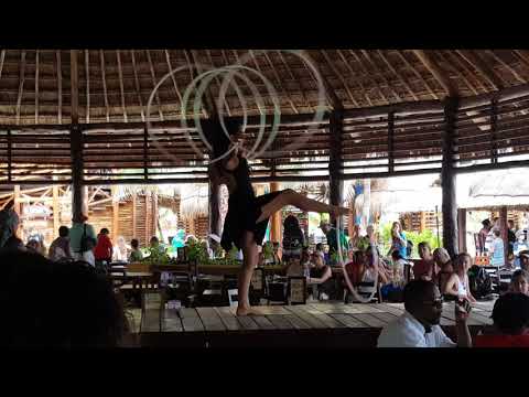Hula Hooper in Costa Maya, Mexico