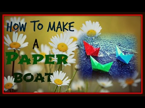 How to make Paper Boat.