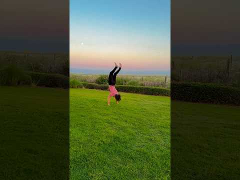#destinflorida #beach #gymnast #family #backflip