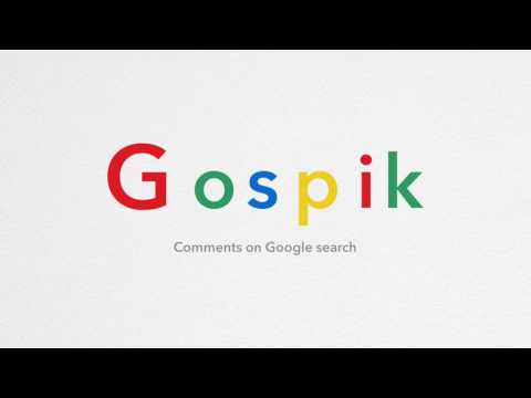 Gospik - Comments on Google Search