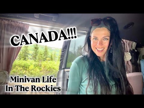 The Canadian Rockies Took My Breath Away!!! WOW! Living in a Minivan on The Road to Alaska, Ep. 7