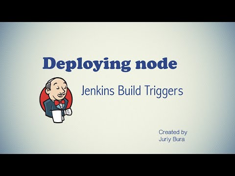Jenkins build triggers - how to run build on git push
