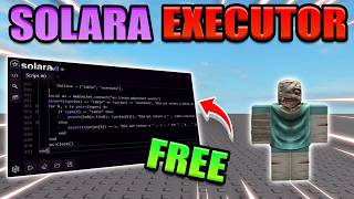 The Most Popular FREE Roblox Script Executor of 2026... Solara Executor