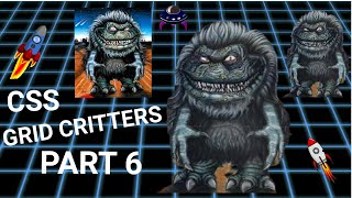 CSS Grid Tutorial Responsive Web Design - Template Shorthand & Direction - Pt. 6 Grid Critters