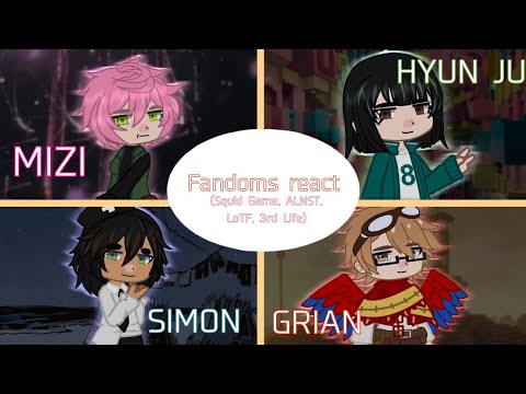 Fandoms react | INTRODUCTION | 0/4 | ALNST, SQUID GAME, LOTF, 3RD LIFE