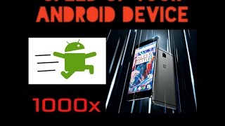 Speed up android phone performance,DEVICE GUARANTEED 100℅ WORKING TRICK