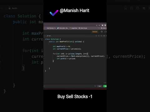 #codingjourney #leetcode #coding #codingchallenge #buysellstocks #java #dsa