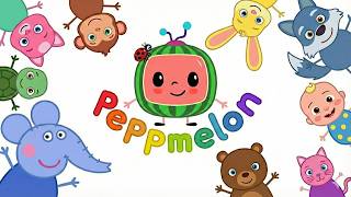 Cocomelon Outro Logo with JJ's Animals Peppa Pig Style Logo Sponsored By Preview 2 Effects