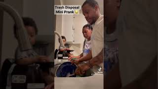 Trash Disposal Mini Prank 😂 #prank #trashdisposal