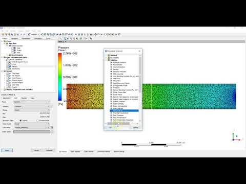 Thermal simulation of water through a pipe using Ansys CFX