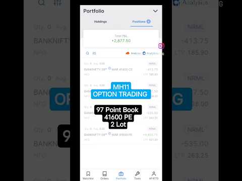 97 Point Book 💥 in Banknifty Option Trading | Loss To Profit Trade |6 March 2023 #mh11optiontrading