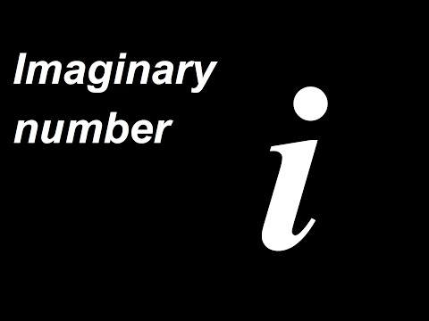 Imaginary number i