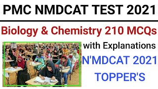 NMDCAT Toppers & PMC NMDCAT 7th September 2021/PMC NMDCAT Preparations/NMDCAT On-line 2021/PMC 2021