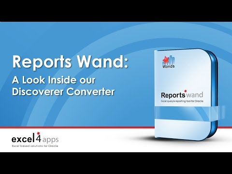 Reports Wand - Oracle Discoverer Replacement - Discoverer Converter