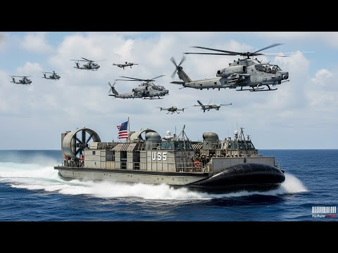U.S Military Massive Amphibious Assault Patrol Caribbean Sea Maduro on Full Alert