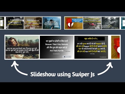 Slideshow using HTML, CSS and Swiper Js | @zonetocode9552