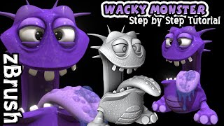 Sculpt a Wacky Little Monster in ZBrush - Beginner Tutorial