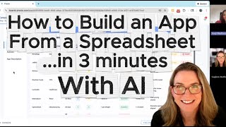 How to Build an App from a Spreadsheet in 3 Minutes with AI