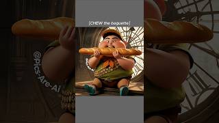 Russell Eats The Most SPECIAL Baguette🥖😋 #shorts #aiart #memes