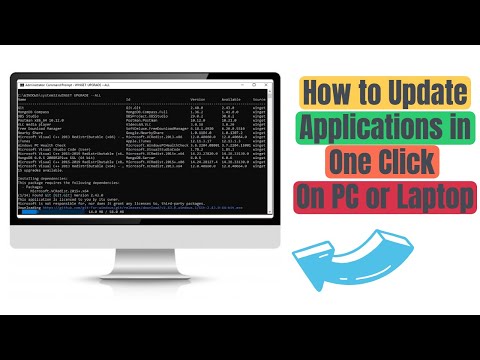 How to Update All Applications or Software in one Click on PC | PC Tips Part 1