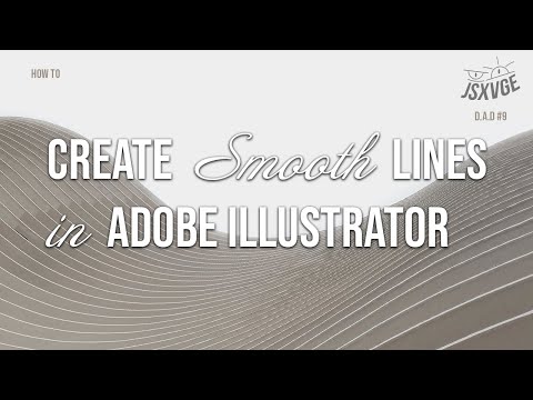 HOW TO CREATE SMOOTH LINES WITH THE PENCIL TOOL IN ADOBE ILLUSTRATOR  - JSXVGE D.A.D #9