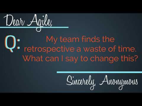 Agile Literacy's Dear Agile: A Retrospective Waste of Time