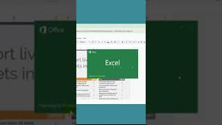 Import live data from google sheets into excel