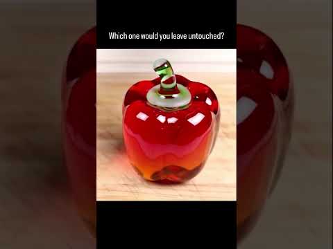 Cutting glass food ASMR #asmr #asmrsounds