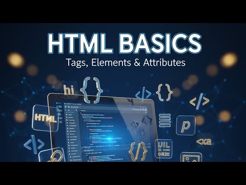 HTML Basics 2025 | Learn Tags, Elements & Attributes for Beginners | Web Development Bootcamp Day 2