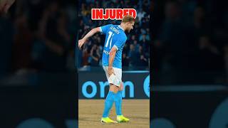 Kevin De Bruyne Injured After Scoring for Napoli 😢💔