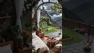 Mountain Safehouse in the Apocalypse#shorts #ApocalypseShelter #MountainCabin #EndOfTheWorldVibes