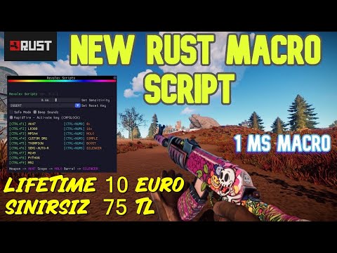 Rust Script - Rust Macro Best 2021 (FREE 1 DAY) Anti Recoil - LifeTime 10 Euro