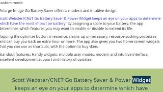 Android Battery Saver