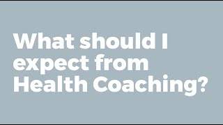 Health Coaching at RecSports | What should I expect from Health Coaching?