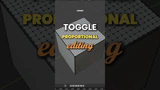 Blender 3D: Proportional Editing Trick You Must Know