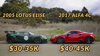 Lotus Elise vs Alfa Romeo 4C - Head to Head Review!