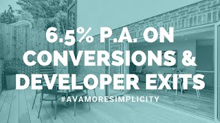 Simply 6.5% p.a. on Conversions and Developer Exits